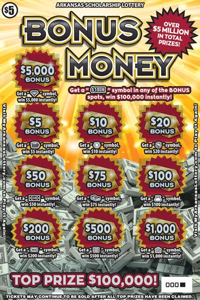 arkansas lottery instant games|Arkansas Scholarship Lottery .